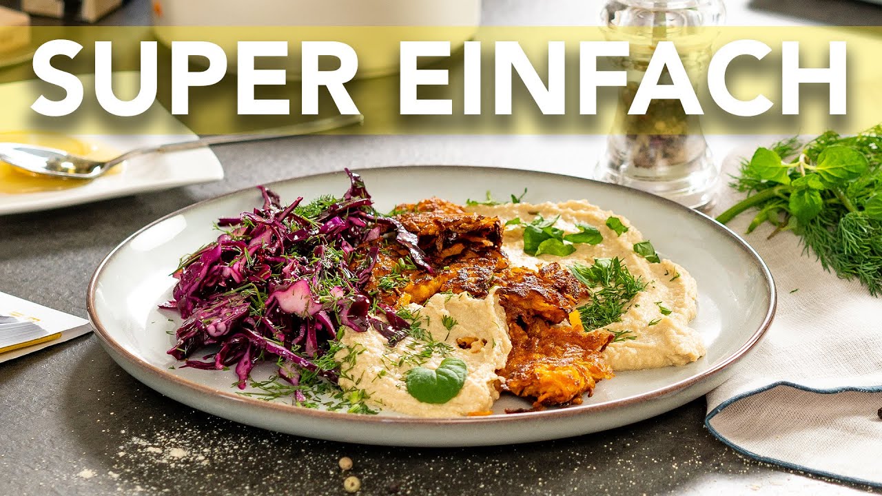 Die besten Möhrenpuffer, die du je gegessen hast (vegan)