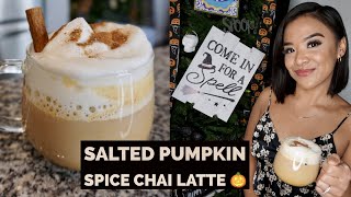 ☕️EASY HOMEMADE SALTED PUMPKIN SPICE CHAI LATTE!!!🎃 by Jazz Rae 333 views 2 years ago 4 minutes, 9 seconds