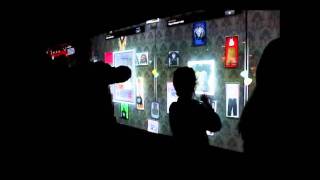 Touch Screen Wall at Hard Rock Cafe Hollywood