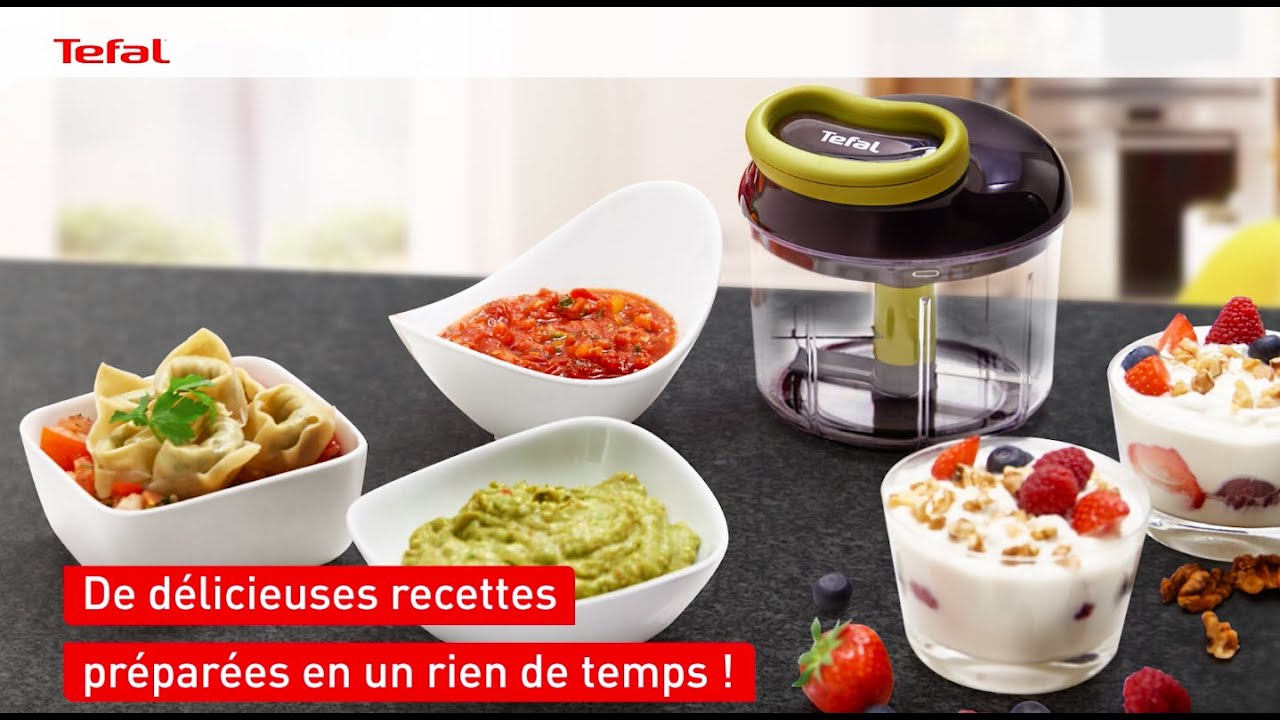 hachoir-5-secondes-tefal-stellacuisine  Recettes faciles, recettes  rapides, recettes végétariennes !