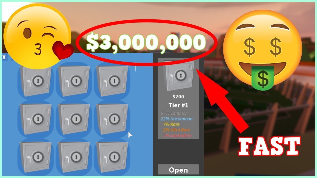 Roblox Jailbreak How To Get 3 000 000 Money Fast Fastest Way Youtube - how to earn a lot of money in jailbreak roblox