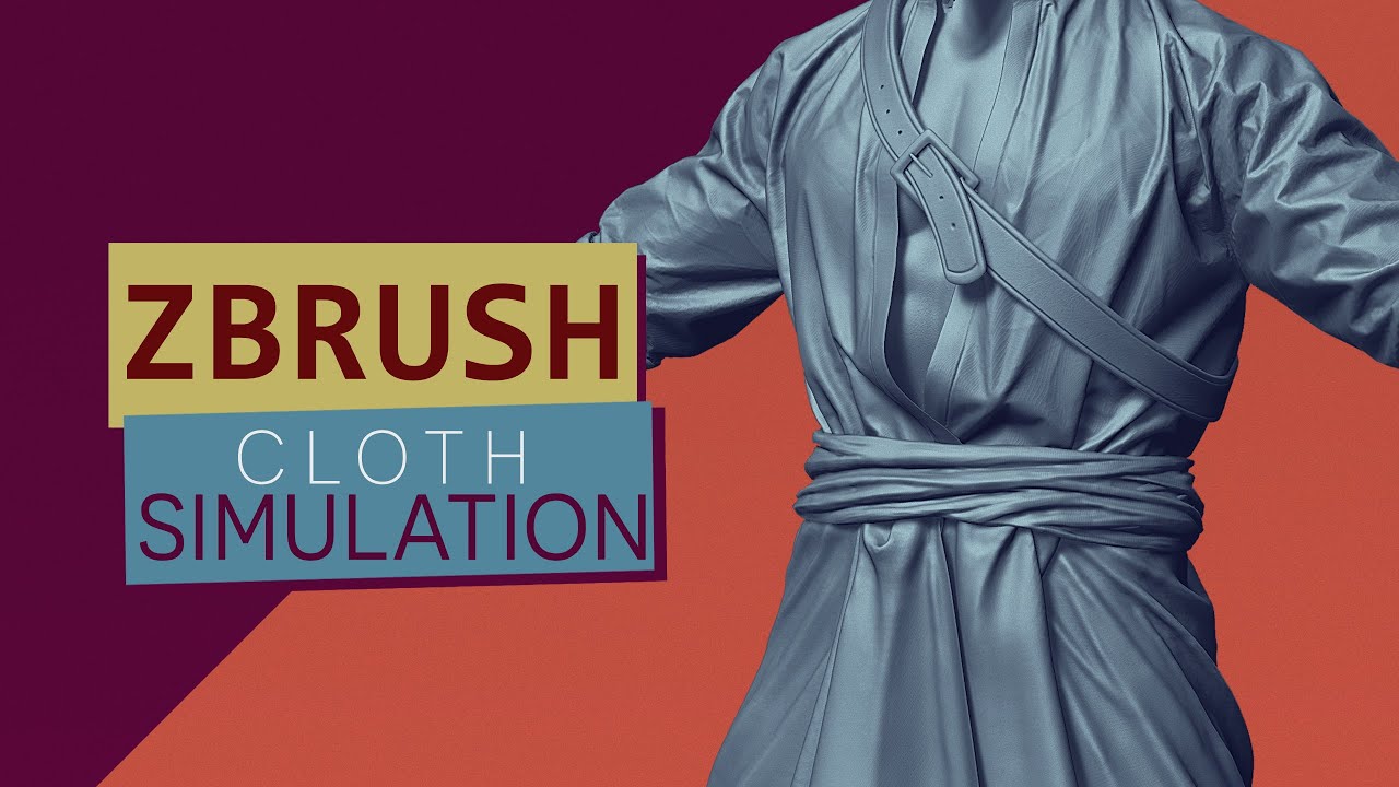 zbrush cloth 3d model tutorial