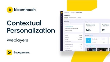 Bloomreach Engagement | Contextual Personalization (Weblayers)