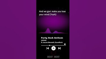 Thumbnail of LMFAO - Party Rock Anthem ft. Lauren Bennett, GoonRock (Lyrics)