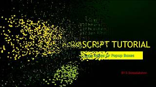 JavaScript Tutorial | Session-4 | Dialog Boxes or Popup Boxes in JavaScript