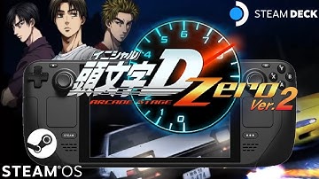 Steam Deck Initial D Arcade Stage Zero 2.30 TeknoParrot Arcade Emulator #steamdeck #teknoparrot