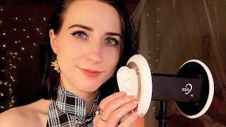 ASMR Gentle 3DIO Tapping/Scratching and Whispering