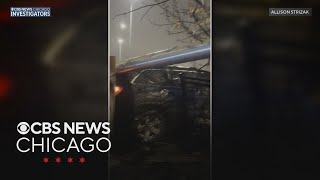 Noble Square residents say cars from Kennedy Expressway are crashing into their front yard
