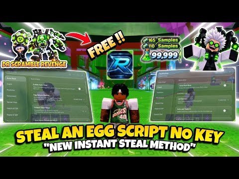 NEW Steal An Egg Script No Key (Auto Farm, Instant Steal, Auto Mecha Boss, God Mode & MORE!!)