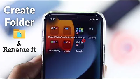 How to Create Folders for Apps on ANY iPhone! [Home Screen]