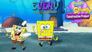 Every Emote In The Spongy Construction Project Spongebob