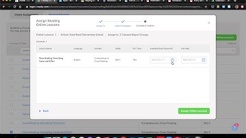 iReady Lesson Assigning Walkthrough