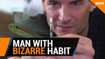 The man who injects himself with snake venom