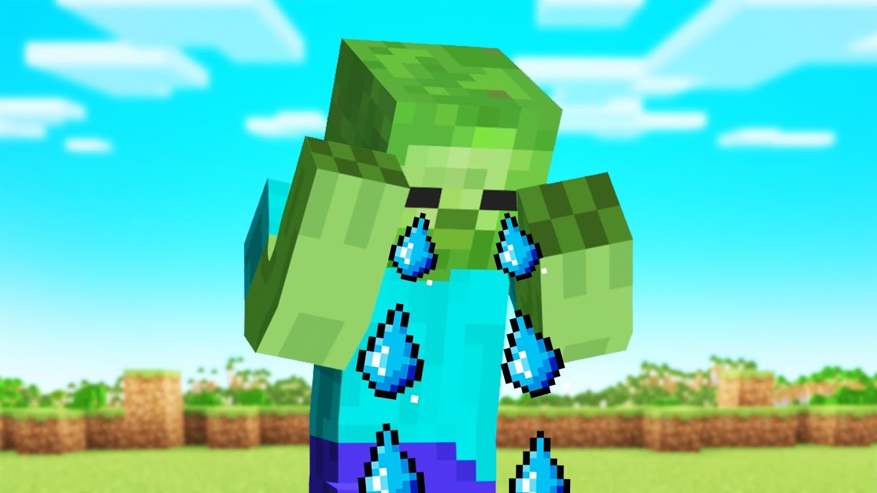 Life as a ZOMBIE In Minecraft... #shorts