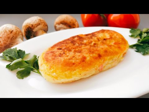 Постные картофельные зразы с грибами. Очень вкусно! Как разнообразить постное меню.#533