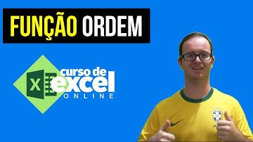 Função Ordem no Excel - Curso de Excel em 1 Minuto