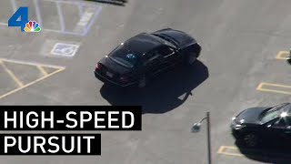 Driver Leads Authorities on Chase in San Fernando Valley