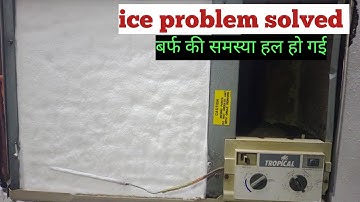 Window ac ice problem solved/window ac repair/window ac thermostat setting/how to repair window ac