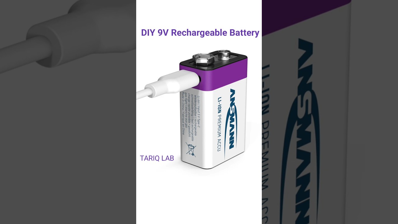DIY 9V Rechargeable Battery
