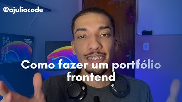 3 passos pra um PORTFÓLIO incrível de FRONTEND!