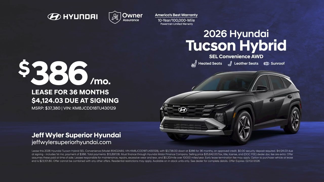 Hyundai Tucson Hybrid 01/26/2026 6816597
