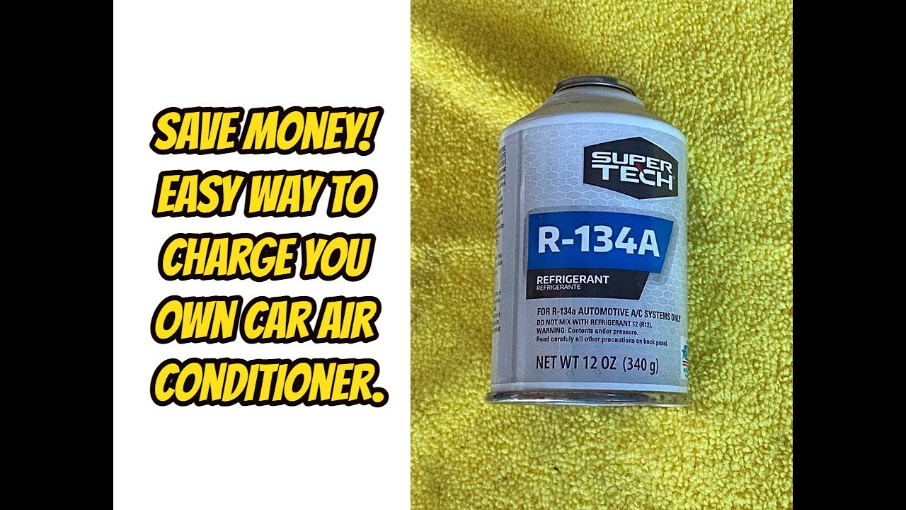 Save money! Easy way to charge you own car air conditioner. YouTube