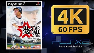 All Star Baseball 2004 | PS2 (PCSX2) | 4K UHD
