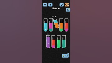 Water Color Sort Level 41 Walkthrough Gameplay
