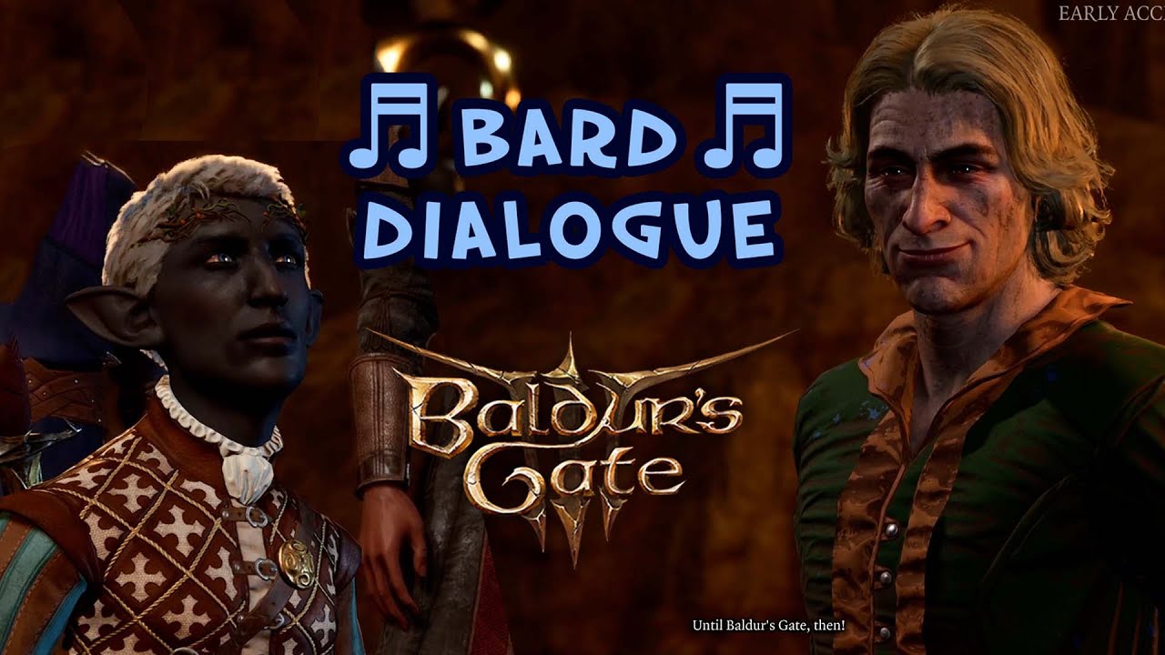 Baldur's Gate 3 Patch 8: 🎶 Bard Dialogue for Oskar the Artist
