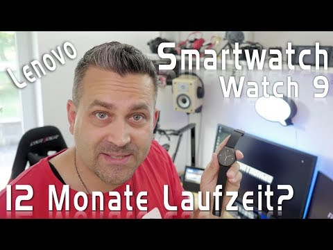 Lenovo Smartwatch ⌚ mit 1 Jahr Laufzeit? Die dezente Watch 9 ist da.