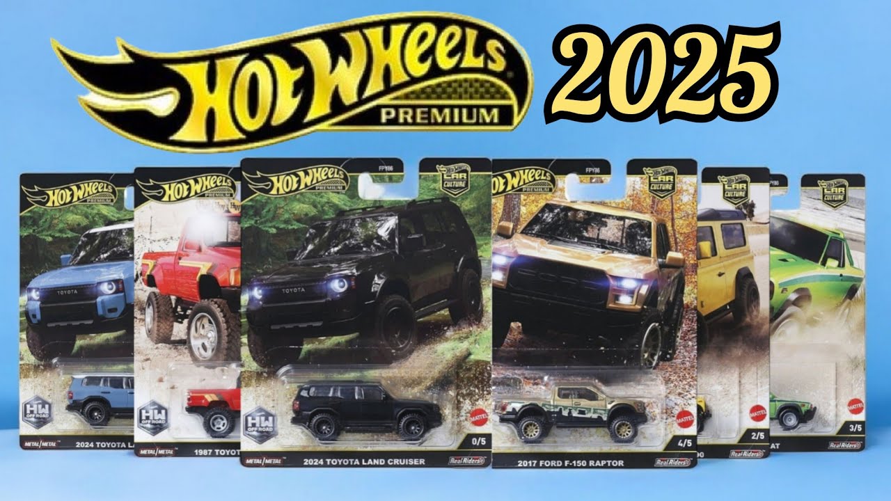 Hot Wheels 2025 Car Culture Off Road Set with Chase - YouTube