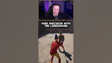 Pure longsword precision! Half sword