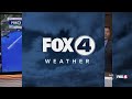 Overnight rain quickly moving out