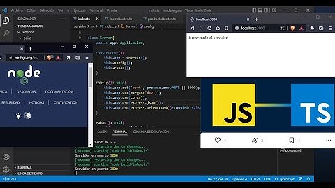 1. Creación de servidor usando Node.js y TypeScript