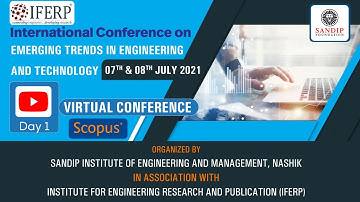 International Conference on Emerging Trends in Engineering and Technology (ICETET-2021) | Day 1