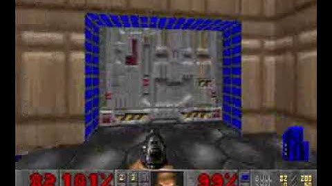 My first custom DOOM map! (work in progress)