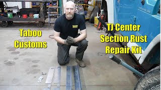 Jeep TJ Wrangler  Frame Center Section Rust Repair Kit Installation