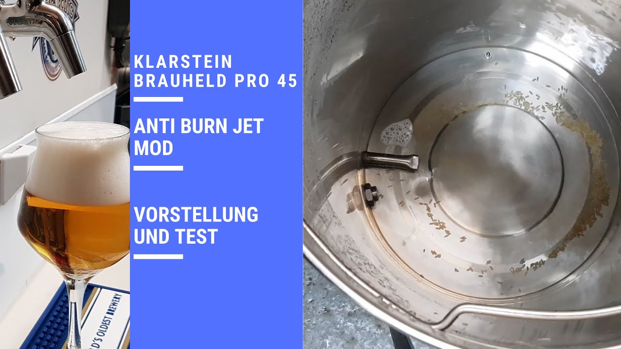 Klarstein Brauheld Pro 45 // Anti Burn Jed Mod // Introduce and Test -  YouTube