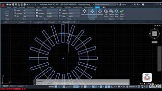 AutoCAD 2021 Tutorials Lesson-20 (POLAR.RECTANGULAR & PATH ARRAY)