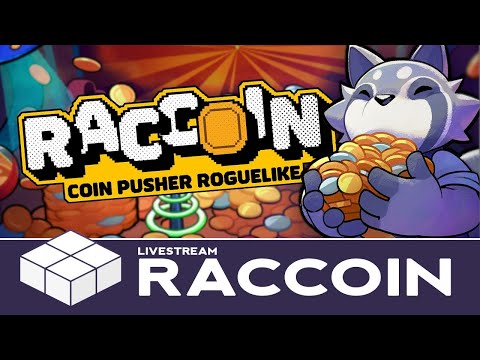 コインプッシャー × ローグライクはやばいって【RACCOIN: Coin Pusher Roguelike Demo】