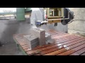 Automatic cnc granite marble stone threedimensional bridge saw cutting machine