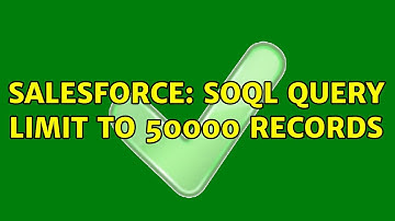 Salesforce: SOQL Query Limit to 50000 records