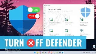 how to disable or enable windows defender on windows 11 / 10 permanently turn off protection