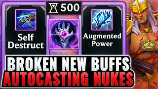 500 Haste Autocast Exodia: 40% Max HP True Damage Bombs every 3 Seconds | League Arena Gameplay