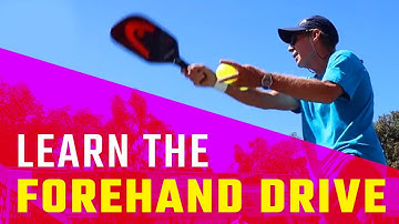 Learn a Pickleball Forehand Drive Shot | Pickleball Technique