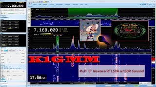 Ham Radio K1GMM Live Stream! Multi Moxon's/RTL w/SDR Console!