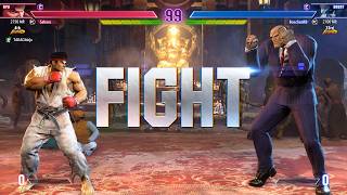 SF6 🔥 SAHARA (#1 Ranked Ryu) Vs BONCHAN (#3 Ranked Sagat)🔥 Street Fighter High Level Matches!