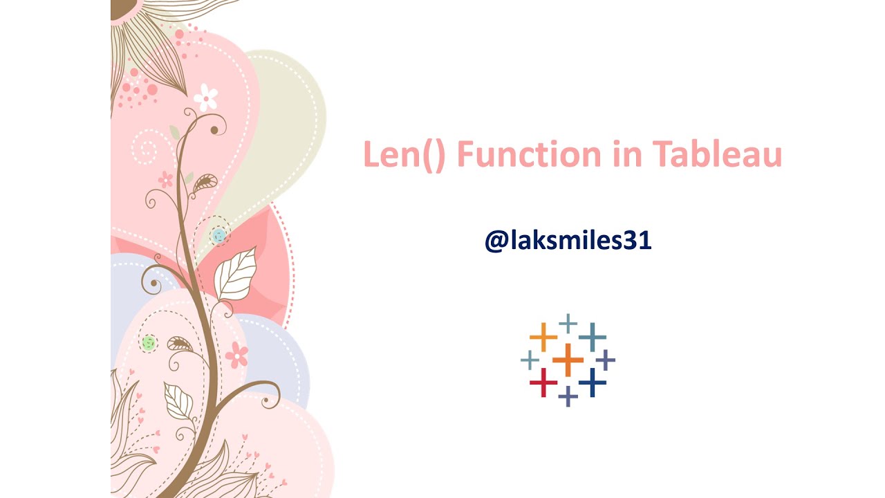 Length Function in Tableau | Tableau Tutorial Advanced - YouTube