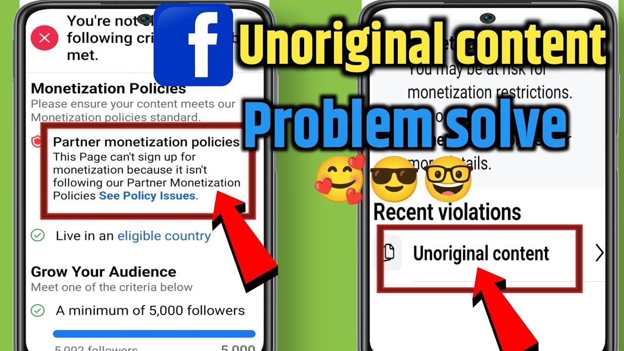 facebook monetization policy issue | facebook page policy issue ...