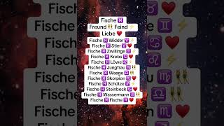 Sternzeichen Fische ♓️ Freund Feind Liebe ♥️ #astrologie #horoskop #sternzeichen #sternzeichenorakel